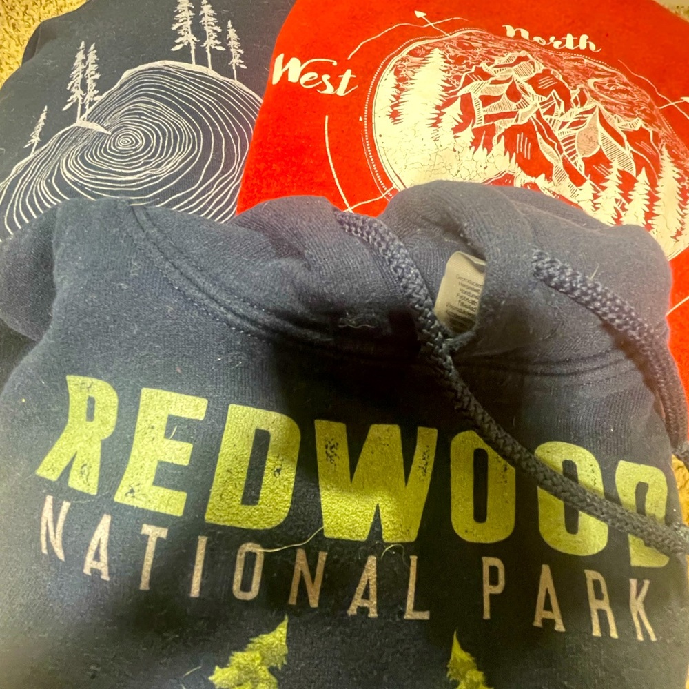 HOODIE BUNDLE NAVY AND RED MEDIUM